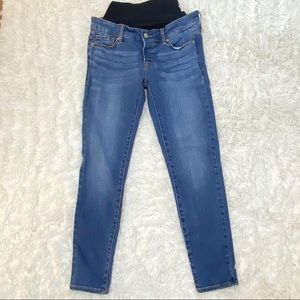 Blanqi Denim Postpartum Support Skinny Jeans Medium Clean Wash Stretchy Size 4
